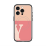 スリムプロテクションプレミアムケース with MagSafe［ オリジナル - initial two tone - Y pink ］