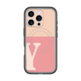 スリムプロテクションプレミアムケース with MagSafe［ オリジナル - initial two tone - Y pink ］