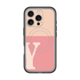 スリムプロテクションプレミアムケース with MagSafe［ オリジナル - initial two tone - Y pink ］