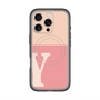 スリムプロテクションプレミアムケース with MagSafe［ オリジナル - initial two tone - Y pink ］