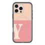 スリムプロテクションプレミアムケース with MagSafe［ オリジナル - initial two tone - Y pink ］