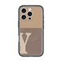 スリムプロテクションプレミアムケース with MagSafe［ オリジナル - initial two tone - Y brown ］