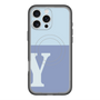 スリムプロテクションプレミアムケース with MagSafe［ オリジナル - initial two tone - Y blue ］