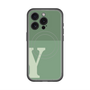 スリムプロテクションプレミアムケース with MagSafe［ オリジナル - initial two tone - Y green ］