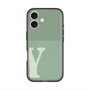 スリムプロテクションプレミアムケース with MagSafe［ オリジナル - initial two tone - Y green ］