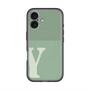 スリムプロテクションプレミアムケース with MagSafe［ オリジナル - initial two tone - Y green ］