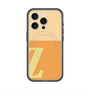スリムプロテクションプレミアムケース with MagSafe［ オリジナル - initial two tone - Z orange ］