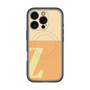 スリムプロテクションプレミアムケース with MagSafe［ オリジナル - initial two tone - Z orange ］