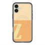 スリムプロテクションプレミアムケース with MagSafe［ オリジナル - initial two tone - Z orange ］