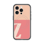 スリムプロテクションプレミアムケース with MagSafe［ オリジナル - initial two tone - Z pink ］