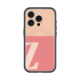 スリムプロテクションプレミアムケース with MagSafe［ オリジナル - initial two tone - Z pink ］