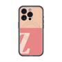スリムプロテクションプレミアムケース with MagSafe［ オリジナル - initial two tone - Z pink ］