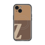 スリムプロテクションプレミアムケース with MagSafe［ オリジナル - initial two tone - Z brown ］