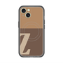 スリムプロテクションプレミアムケース with MagSafe［ オリジナル - initial two tone - Z brown ］