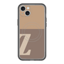 スリムプロテクションプレミアムケース with MagSafe［ オリジナル - initial two tone - Z brown ］