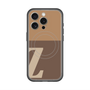 スリムプロテクションプレミアムケース with MagSafe［ オリジナル - initial two tone - Z brown ］