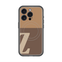 スリムプロテクションプレミアムケース with MagSafe［ オリジナル - initial two tone - Z brown ］