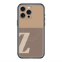 スリムプロテクションプレミアムケース with MagSafe［ オリジナル - initial two tone - Z brown ］