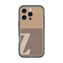 スリムプロテクションプレミアムケース with MagSafe［ オリジナル - initial two tone - Z brown ］