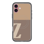 スリムプロテクションプレミアムケース with MagSafe［ オリジナル - initial two tone - Z brown ］