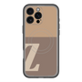 スリムプロテクションプレミアムケース with MagSafe［ オリジナル - initial two tone - Z brown ］