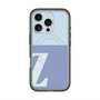 スリムプロテクションプレミアムケース with MagSafe［ オリジナル - initial two tone - Z blue ］