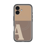 スリムプロテクションプレミアムケース with MagSafe［ オリジナル - initial two tone - A brown ］