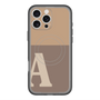 スリムプロテクションプレミアムケース with MagSafe［ オリジナル - initial two tone - A brown ］