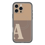スリムプロテクションプレミアムケース with MagSafe［ オリジナル - initial two tone - A brown ］