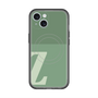 スリムプロテクションプレミアムケース with MagSafe［ オリジナル - initial two tone - Z green ］