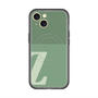 スリムプロテクションプレミアムケース with MagSafe［ オリジナル - initial two tone - Z green ］