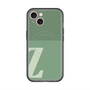 スリムプロテクションプレミアムケース with MagSafe［ オリジナル - initial two tone - Z green ］