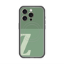 スリムプロテクションプレミアムケース with MagSafe［ オリジナル - initial two tone - Z green ］