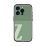スリムプロテクションプレミアムケース with MagSafe［ オリジナル - initial two tone - Z green ］
