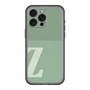 スリムプロテクションプレミアムケース with MagSafe［ オリジナル - initial two tone - Z green ］