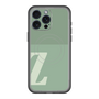 スリムプロテクションプレミアムケース with MagSafe［ オリジナル - initial two tone - Z green ］