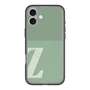 スリムプロテクションプレミアムケース with MagSafe［ オリジナル - initial two tone - Z green ］