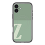 スリムプロテクションプレミアムケース with MagSafe［ オリジナル - initial two tone - Z green ］