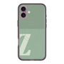 スリムプロテクションプレミアムケース with MagSafe［ オリジナル - initial two tone - Z green ］