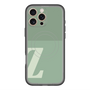 スリムプロテクションプレミアムケース with MagSafe［ オリジナル - initial two tone - Z green ］