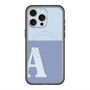 スリムプロテクションプレミアムケース with MagSafe［ オリジナル - initial two tone - A blue ］