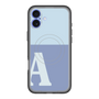 スリムプロテクションプレミアムケース with MagSafe［ オリジナル - initial two tone - A blue ］