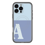 スリムプロテクションプレミアムケース with MagSafe［ オリジナル - initial two tone - A blue ］