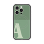 スリムプロテクションプレミアムケース with MagSafe［ オリジナル - initial two tone - A green ］