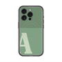 スリムプロテクションプレミアムケース with MagSafe［ オリジナル - initial two tone - A green ］