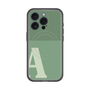 スリムプロテクションプレミアムケース with MagSafe［ オリジナル - initial two tone - A green ］