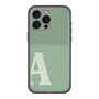 スリムプロテクションプレミアムケース with MagSafe［ オリジナル - initial two tone - A green ］