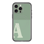 スリムプロテクションプレミアムケース with MagSafe［ オリジナル - initial two tone - A green ］