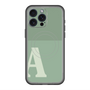 スリムプロテクションプレミアムケース with MagSafe［ オリジナル - initial two tone - A green ］