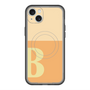 スリムプロテクションプレミアムケース with MagSafe［ オリジナル - initial two tone - B orange ］